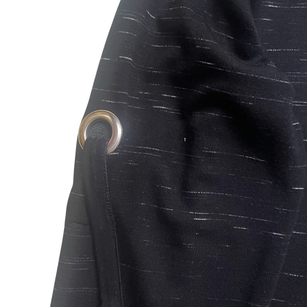 Oliver Bonas Career Dress Black Wht Office Casual Modest Soft Comfy British SZ 8 - Picture 4 of 16